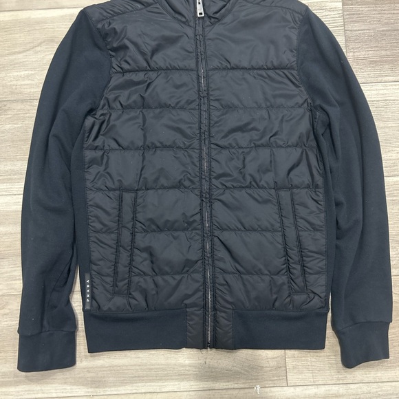 Prada Black Nylon Hybrid Jacket Men’s Small – Authentic